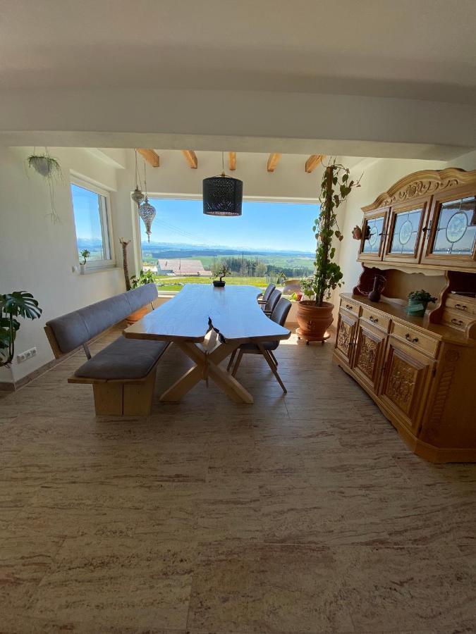 Villa Ferienhaus Alpenblick auf’m Vorderberg Leutkirch im Allgäu Exterior foto